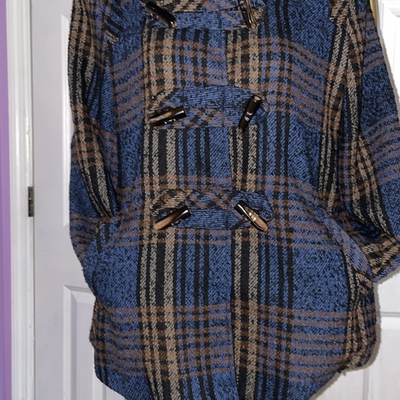 Vintage Dollhouse Tweed Plaid Jacket - Size 12 - Picture 6 of 12